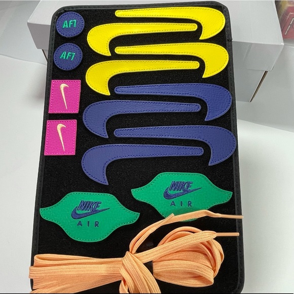 Nike Air Force 1 of 1 Mens Size 10 Sneakers Velcro - Picture 9 of 12